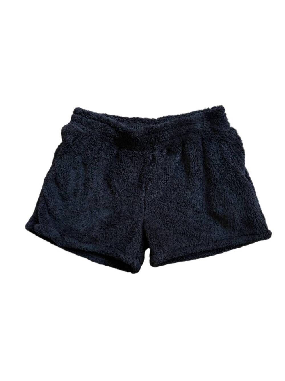 NEW ERGE kids' fuzzy shorts in black